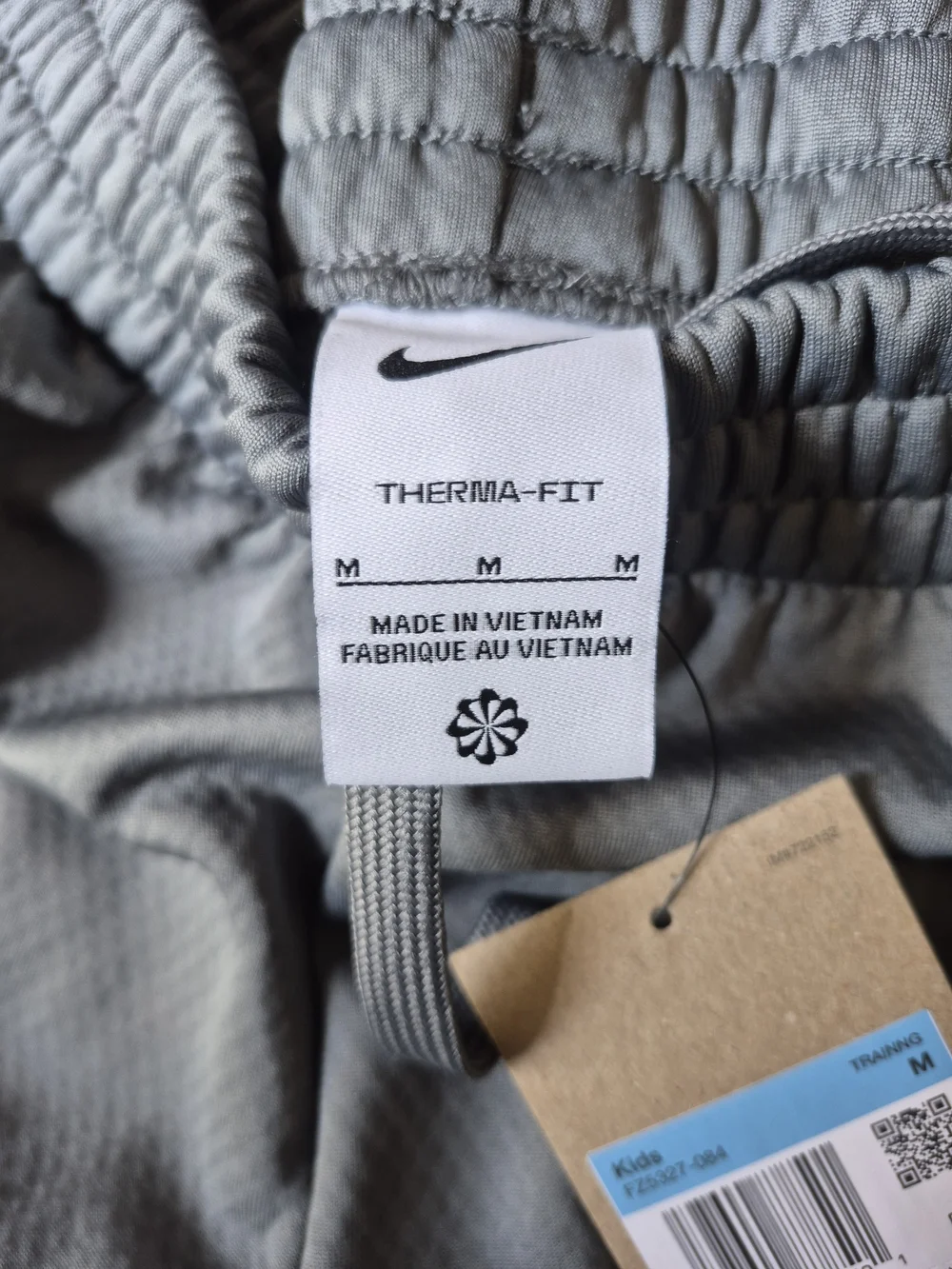 Nike Kids Light Gray Dri-FIT Jogger Pants